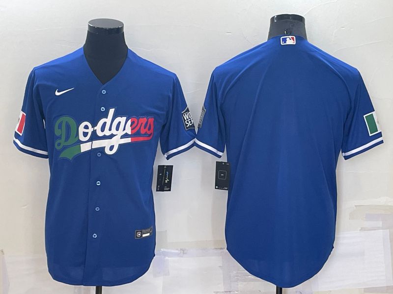 Men Los Angeles Dodgers Blank Blue Game Nike 2022 MLB Jersey23->women mlb jersey->Women Jersey